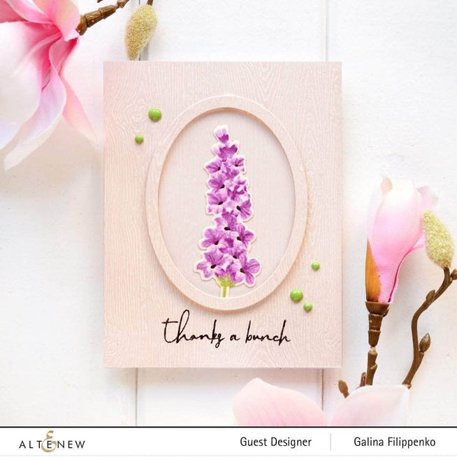 Altenew Build-A-Flower Set Z - Build-A-Flower: Lavender Layering Stamp & Die Set