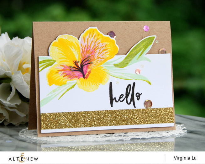 Altenew Build-A-Flower Set Z - Build-A-Flower: Peruvian Lily Layering Stamp & Die Set
