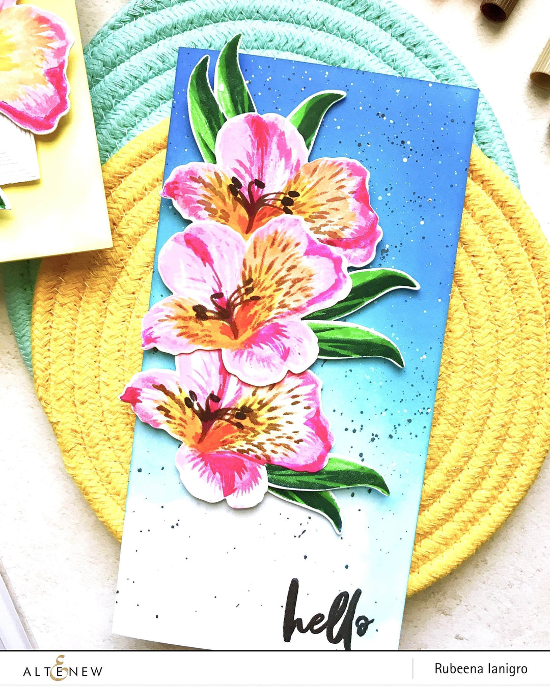 Altenew Build-A-Flower Set Z - Build-A-Flower: Peruvian Lily Layering Stamp & Die Set