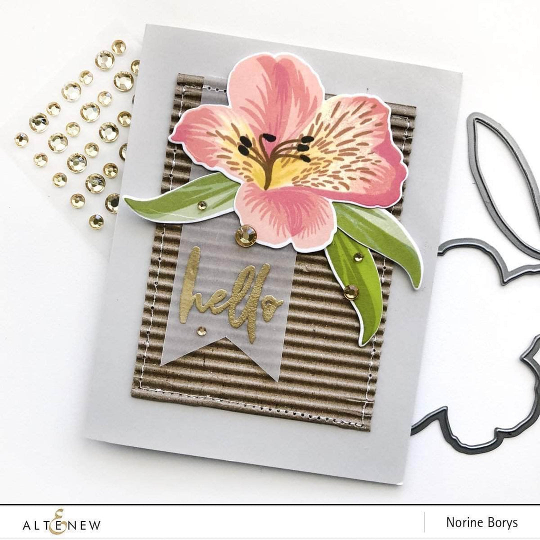Altenew Build-A-Flower Set Z - Build-A-Flower: Peruvian Lily Layering Stamp & Die Set