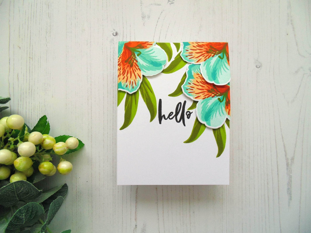 Altenew Build-A-Flower Set Z - Build-A-Flower: Peruvian Lily Layering Stamp & Die Set