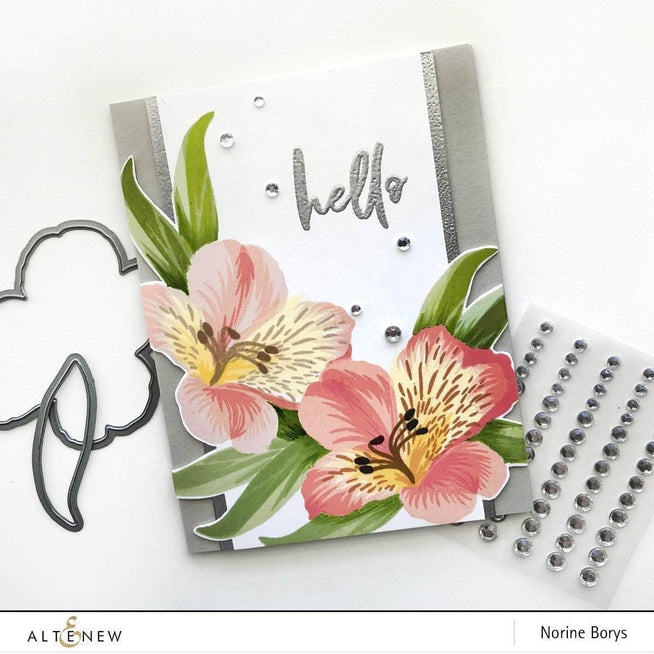Altenew Build-A-Flower Set Z - Build-A-Flower: Peruvian Lily Layering Stamp & Die Set
