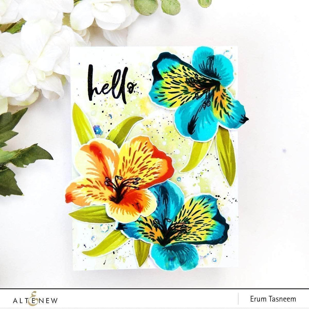Altenew Build-A-Flower Set Z - Build-A-Flower: Peruvian Lily Layering Stamp & Die Set