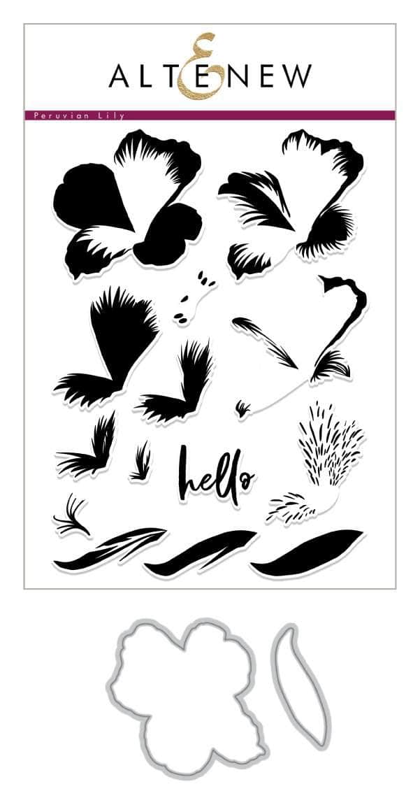Altenew Build-A-Flower Set Z - Build-A-Flower: Peruvian Lily Layering Stamp & Die Set