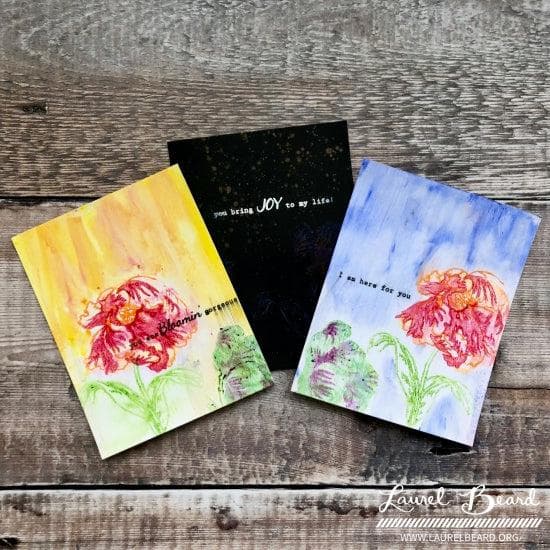 Altenew Build-A-Flower Set Build-A-Flower: Poppy Layering Stamp & Die Set & Ink Bundle