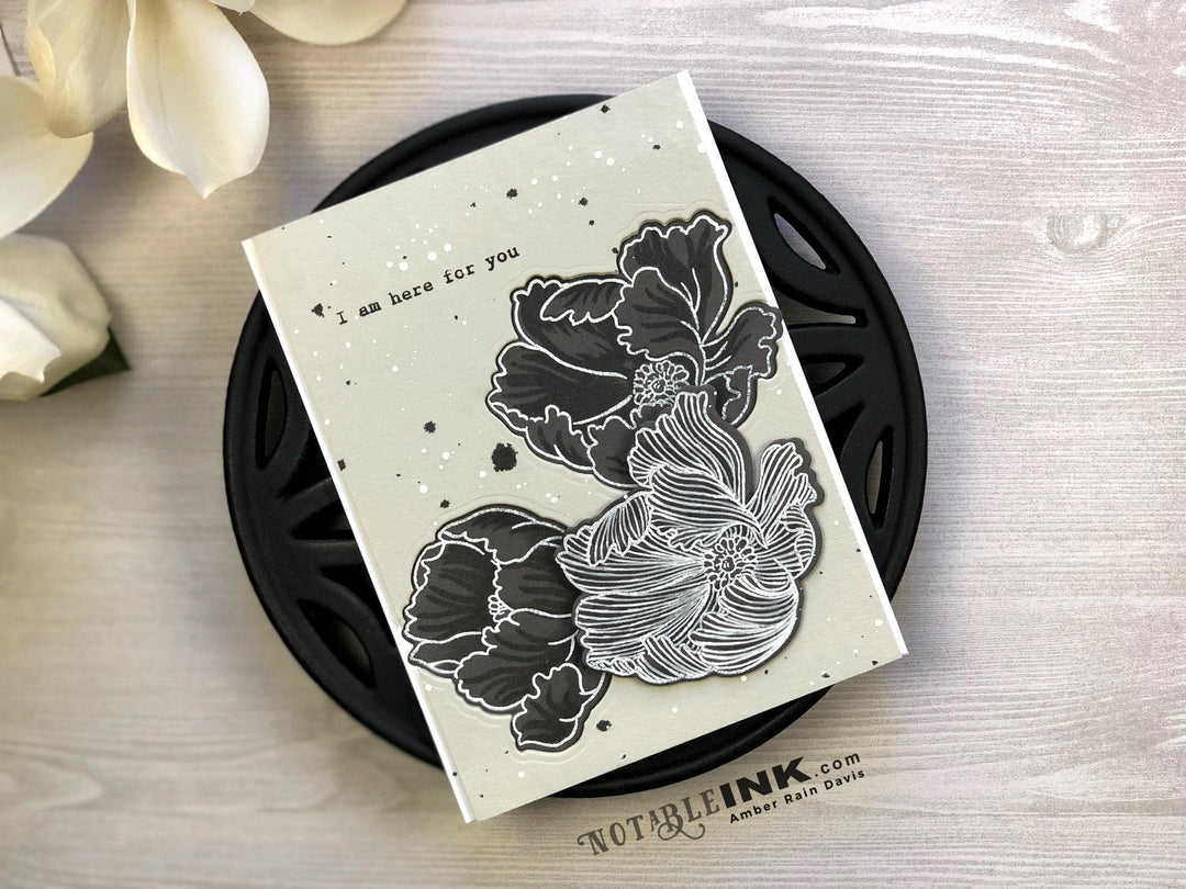 Altenew Build-A-Flower Set Build-A-Flower: Poppy Layering Stamp & Die Set & Ink Bundle