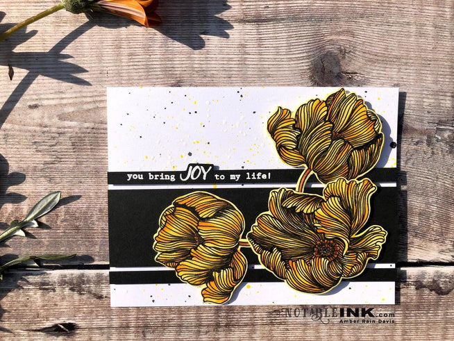Altenew Build-A-Flower Set Build-A-Flower: Poppy Layering Stamp & Die Set & Ink Bundle