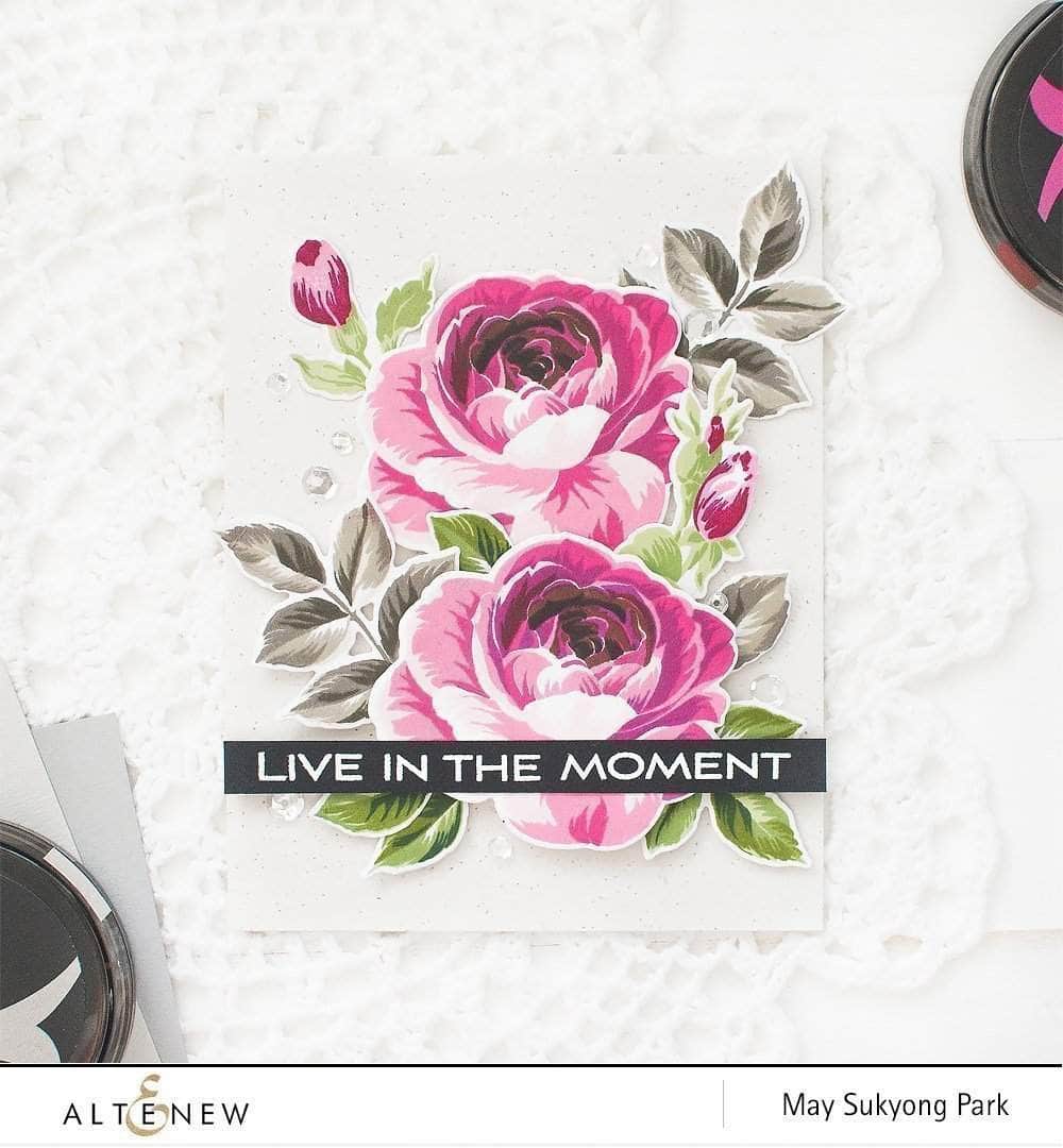 Altenew Build-A-Flower Set Build-A-Flower: Rose Layering Stamp & Die Set