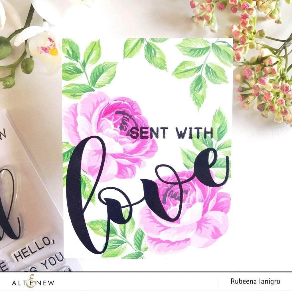 Altenew Build-A-Flower Set Build-A-Flower: Rose Layering Stamp & Die Set