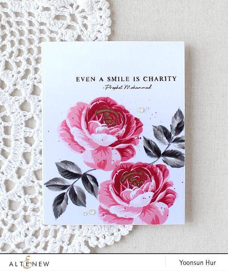 Altenew Build-A-Flower Set Build-A-Flower: Rose Layering Stamp & Die Set