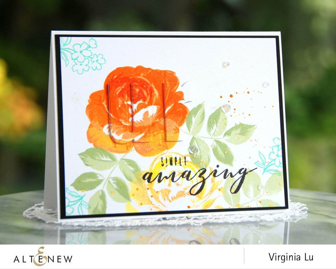 Altenew Build-A-Flower Set Build-A-Flower: Rose Layering Stamp & Die Set