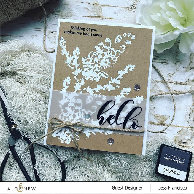 Altenew Build-A-Flower Set Build-A-Flower: Snapdragon Layering Stamp & Die Set & Ink Bundle