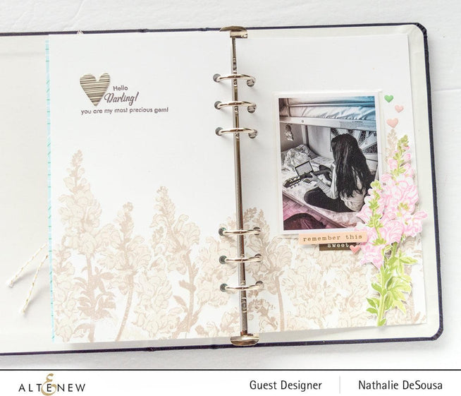 Altenew Build-A-Flower Set Build-A-Flower: Snapdragon Layering Stamp & Die Set & Ink Bundle