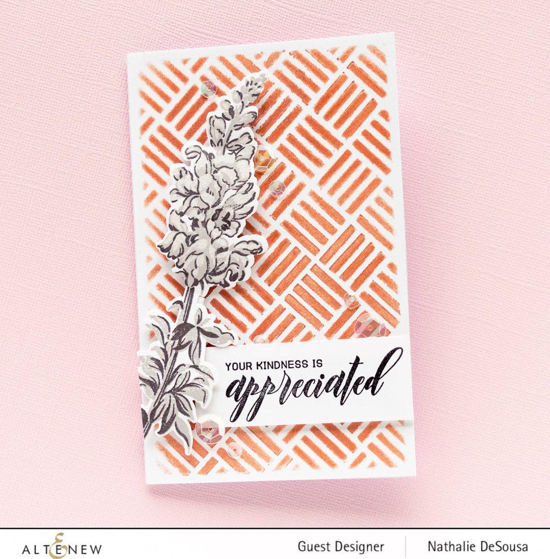 Altenew Build-A-Flower Set Build-A-Flower: Snapdragon Layering Stamp & Die Set & Ink Bundle