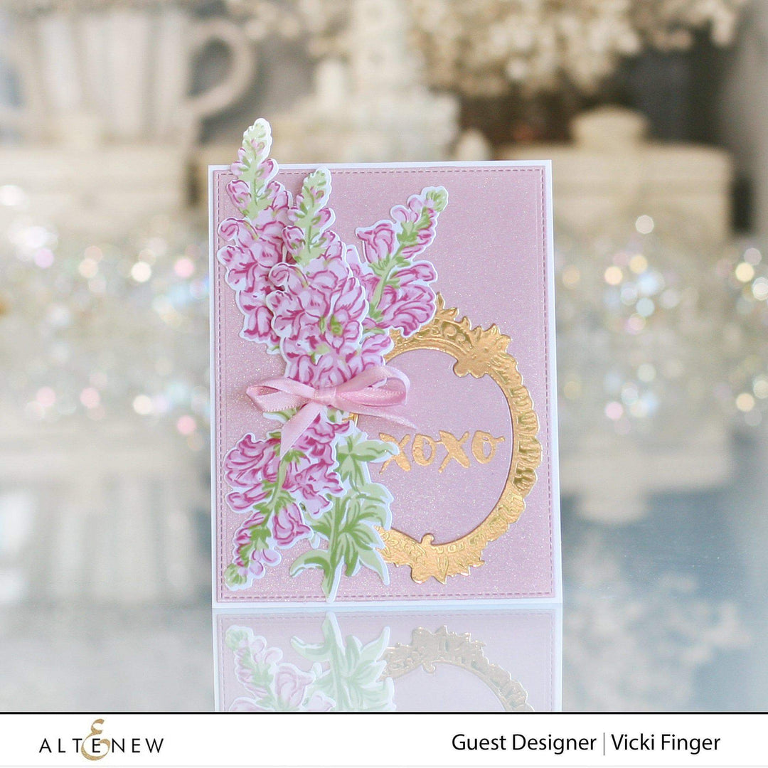 Altenew Build-A-Flower Set Build-A-Flower: Snapdragon Layering Stamp & Die Set & Ink Bundle