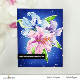 Altenew Build-A-Flower Set Build-A-Flower: Stargazer Layering Stamp & Die Set & Ink Bundle
