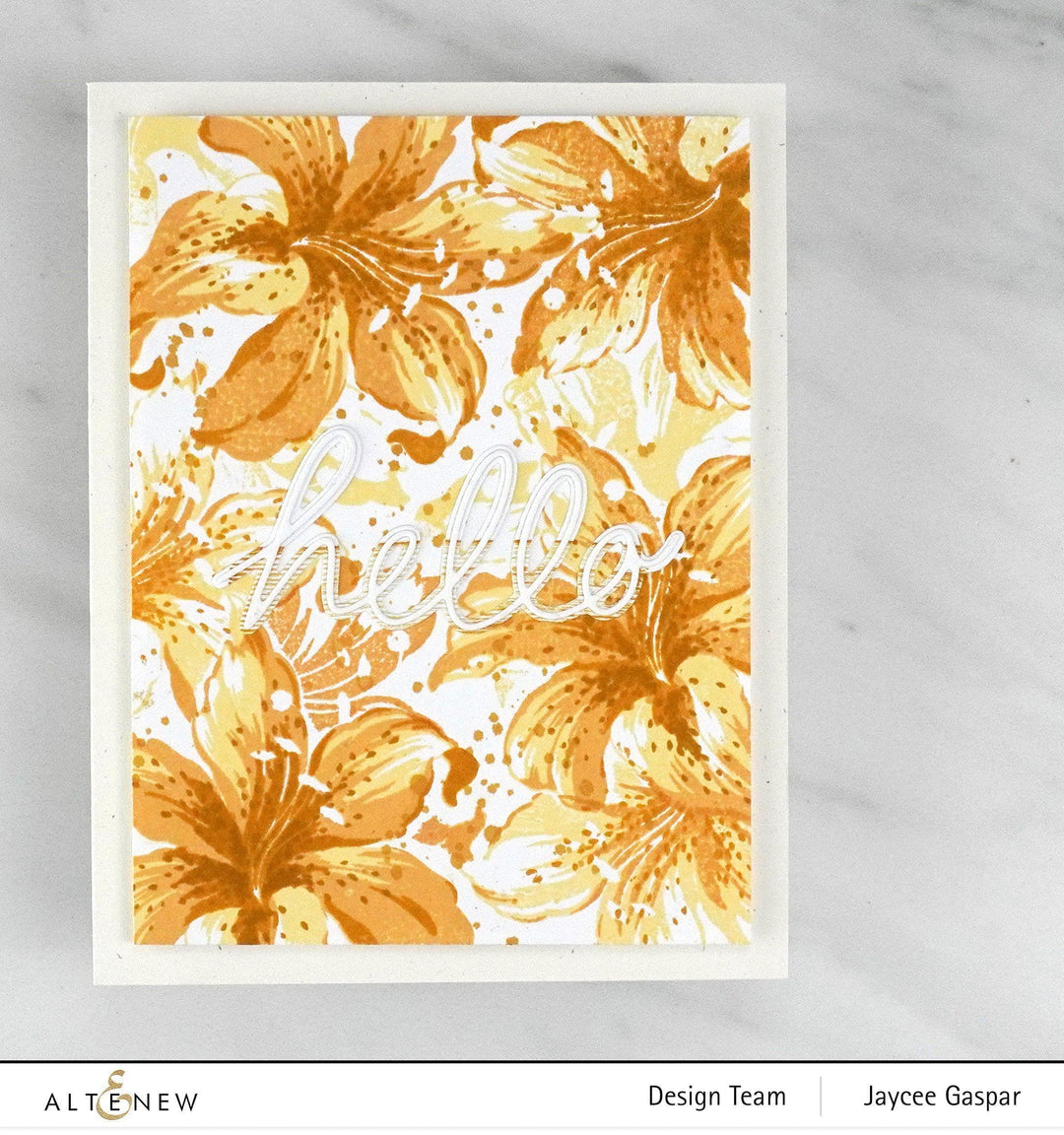 Altenew Build-A-Flower Set Build-A-Flower: Stargazer Layering Stamp & Die Set & Ink Bundle