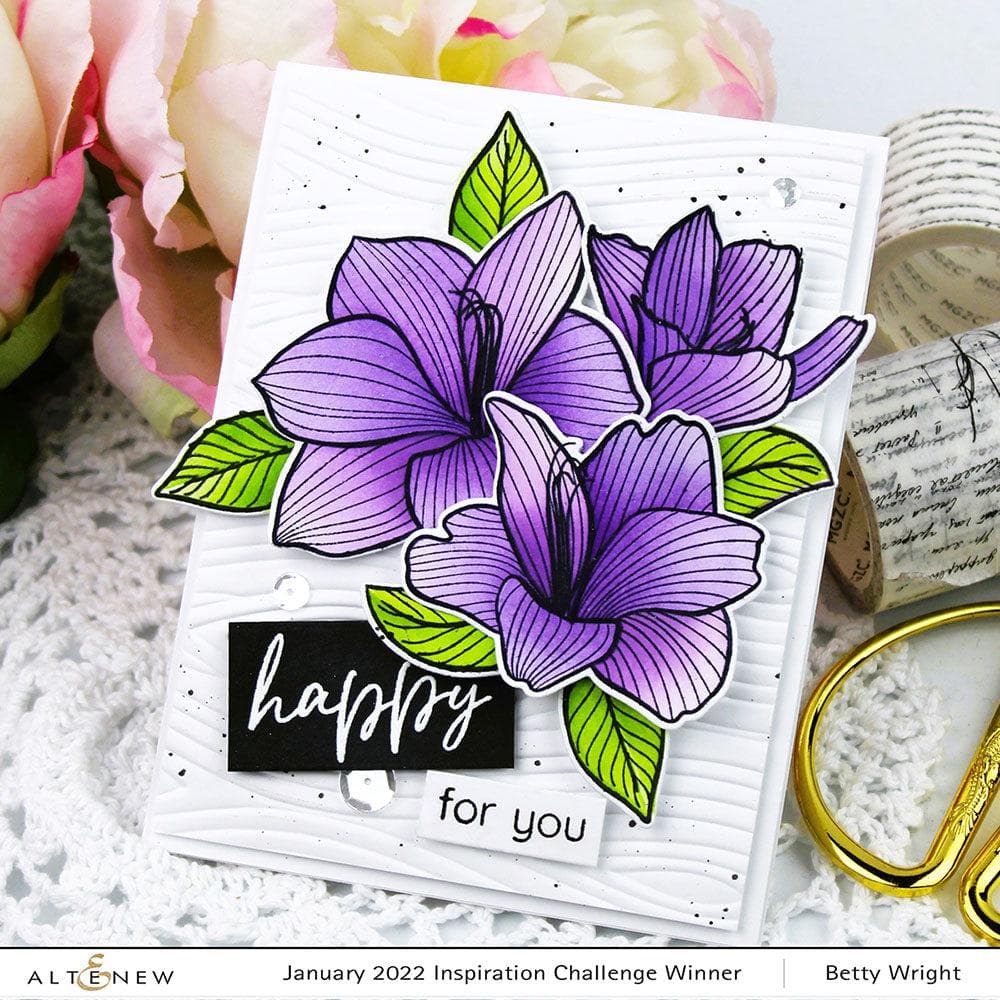Altenew Build-A-Garden Bundle Build-A-Garden: Esplanade Flowers & Add-On Die Bundle