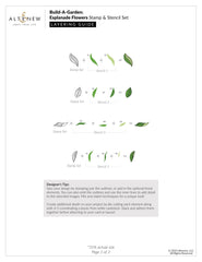 Altenew Build-A-Garden Bundle Build-A-Garden: Esplanade Flowers & Add-On Die Bundle