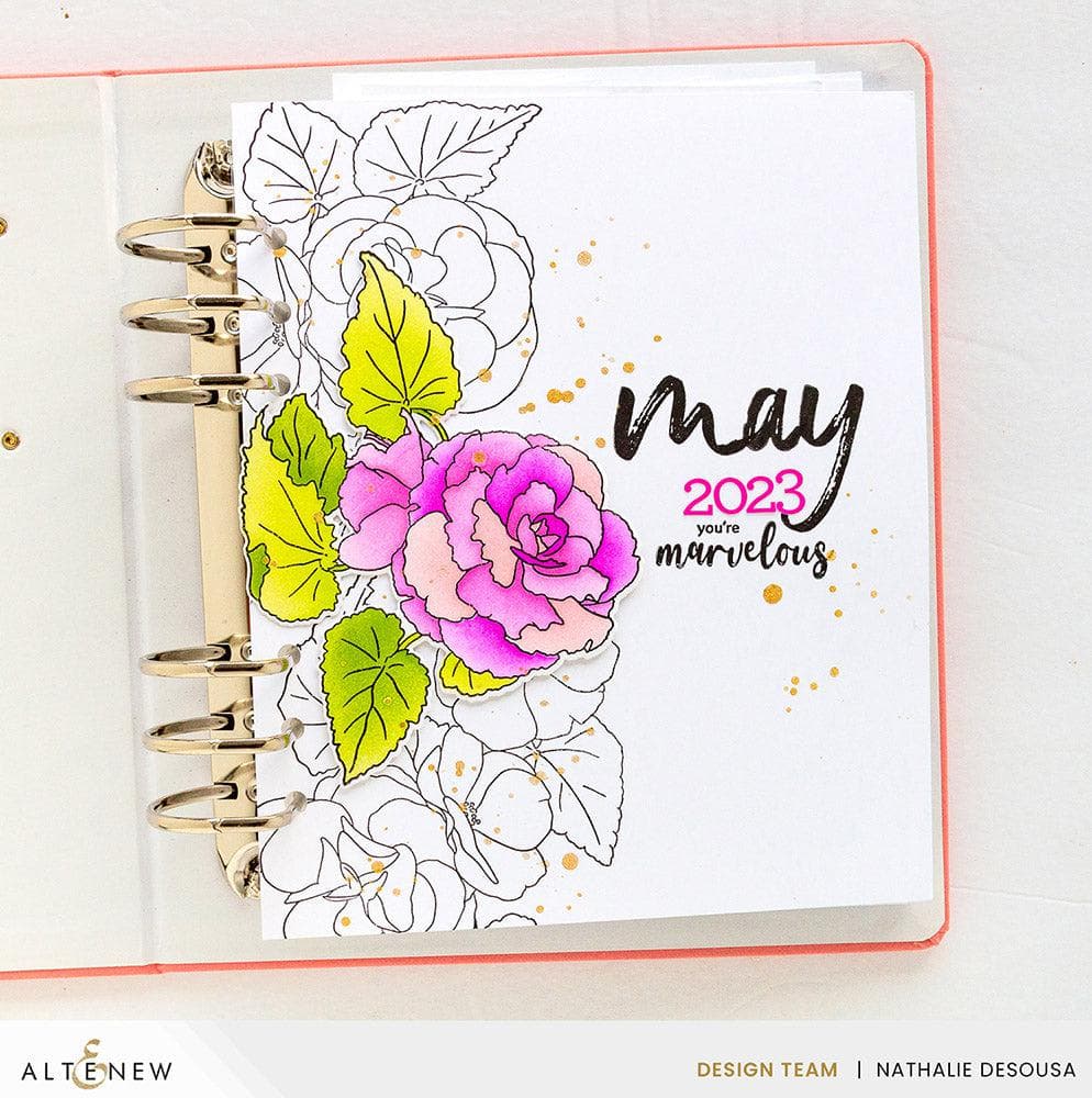 Altenew Build-A-Garden Bundle Build-A-Garden: Frilly Begonia & Add-on Die Bundle