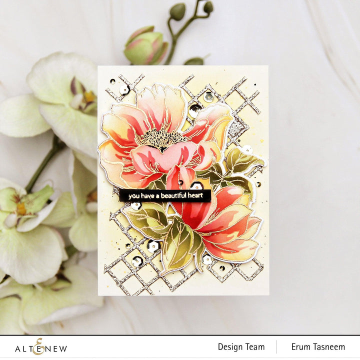 Altenew Build-A-Garden Bundle Build-A-Garden: Pristine Peonies & Add-On Die Bundle
