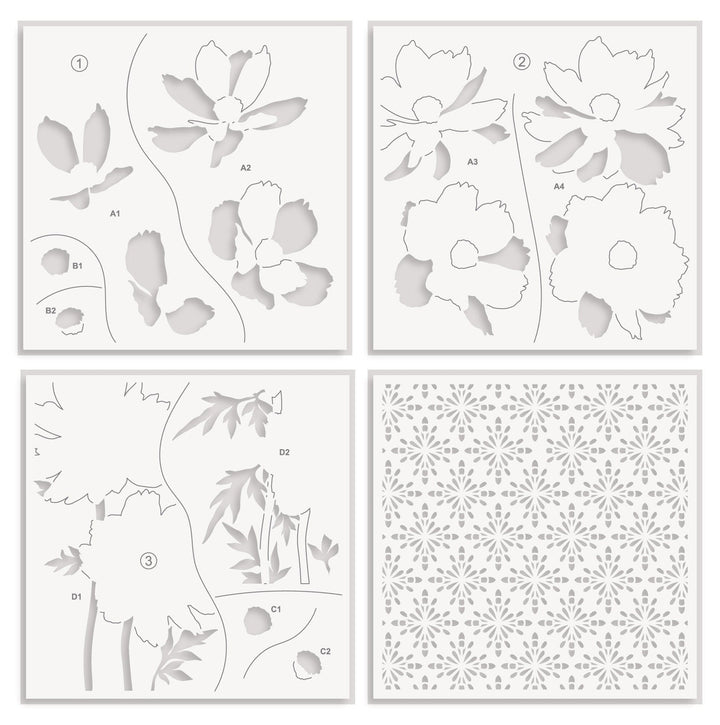 Build-A-Garden: Sulfur Cosmos & Add-on Die Bundle