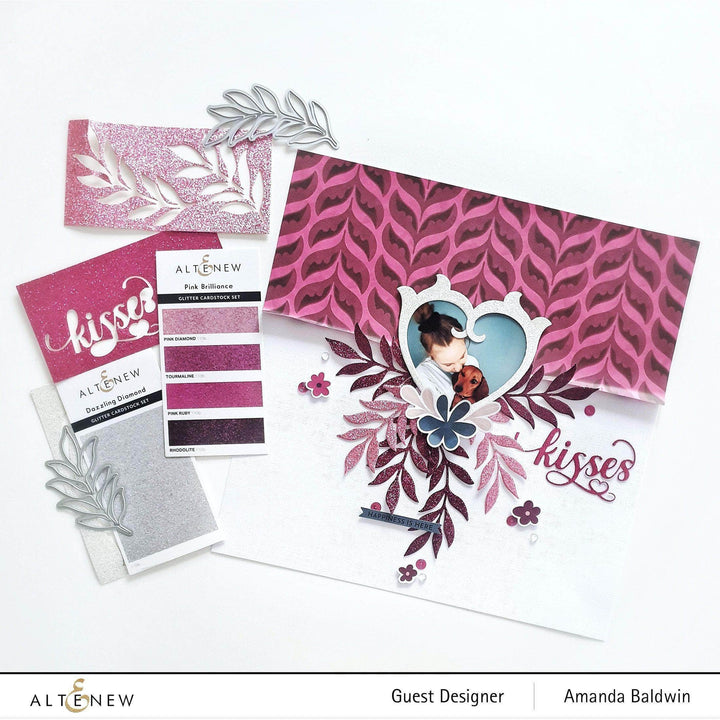 Part A-Glitz Art Craft Co.,LTD Cardstock Glitter Cardstock Set - Dazzling Diamond