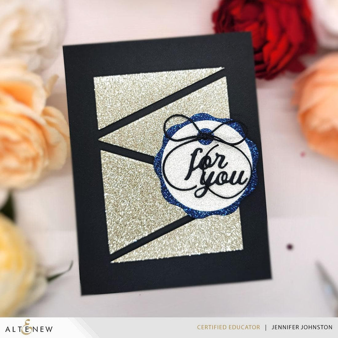 Glitter Cardstock Set - Sapphire (8.5x11, 10 sheets)