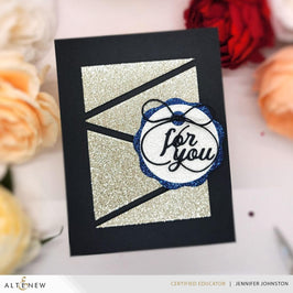 Glitter Cardstock Set - Smoky Quartz (8.5x11, 10 sheets)