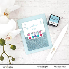 Part A-Glitz Art Craft Co.,LTD Cardstock Glitter Gradient Cardstock Set - Ocean Reflection
