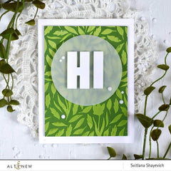 Altenew Creativity Kit Featurette Adding a Dark Background Over Stamped Images Class
