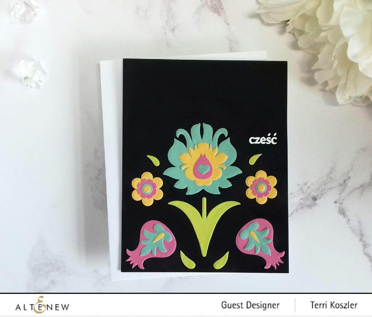 Altenew Creativity Kit Featurette All Over Layered Die-Cut Backgrounds Class