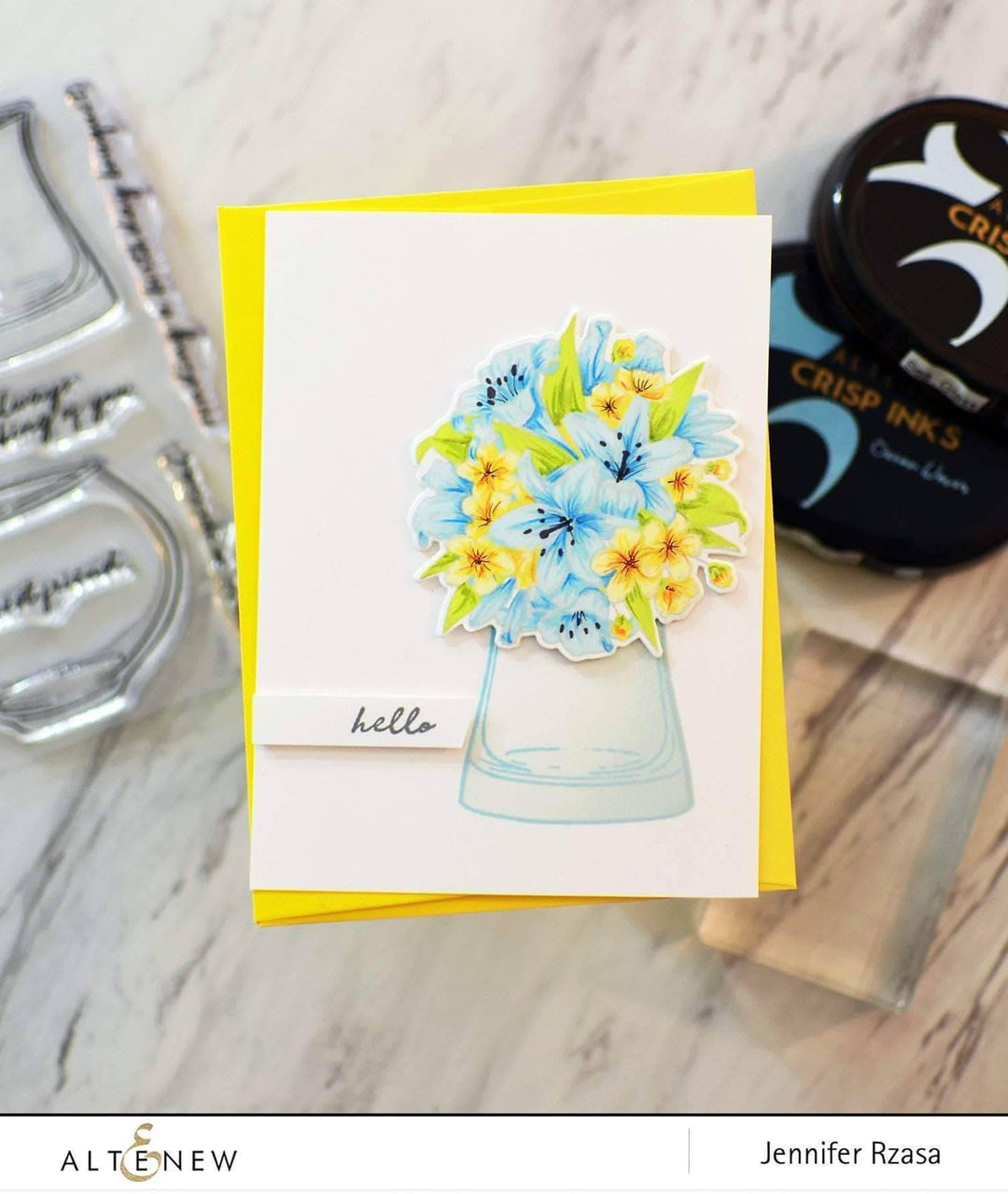 Altenew Creativity Kit Featurette All Over Stamped Backgrounds Class