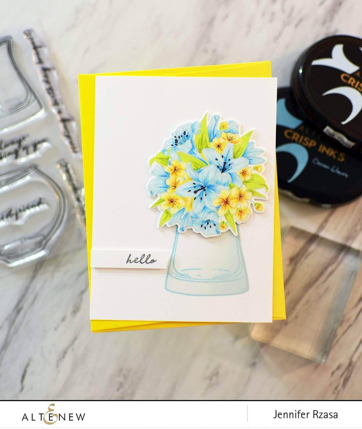 Altenew Creativity Kit Featurette All Over Stamped Backgrounds Class
