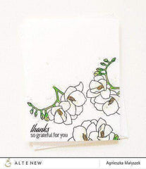 Altenew Creativity Kit Featurette Bold Stamped Sentiment Background Class