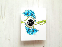 Altenew Creativity Kit Featurette Bold Stamped Sentiment Background Class