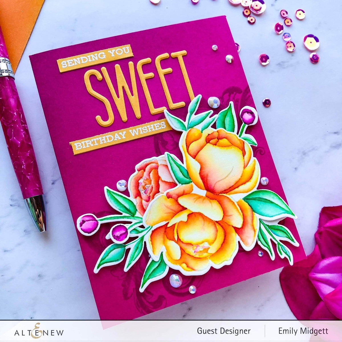 Altenew Creativity Kit Featurette Bold Watercoloring Class