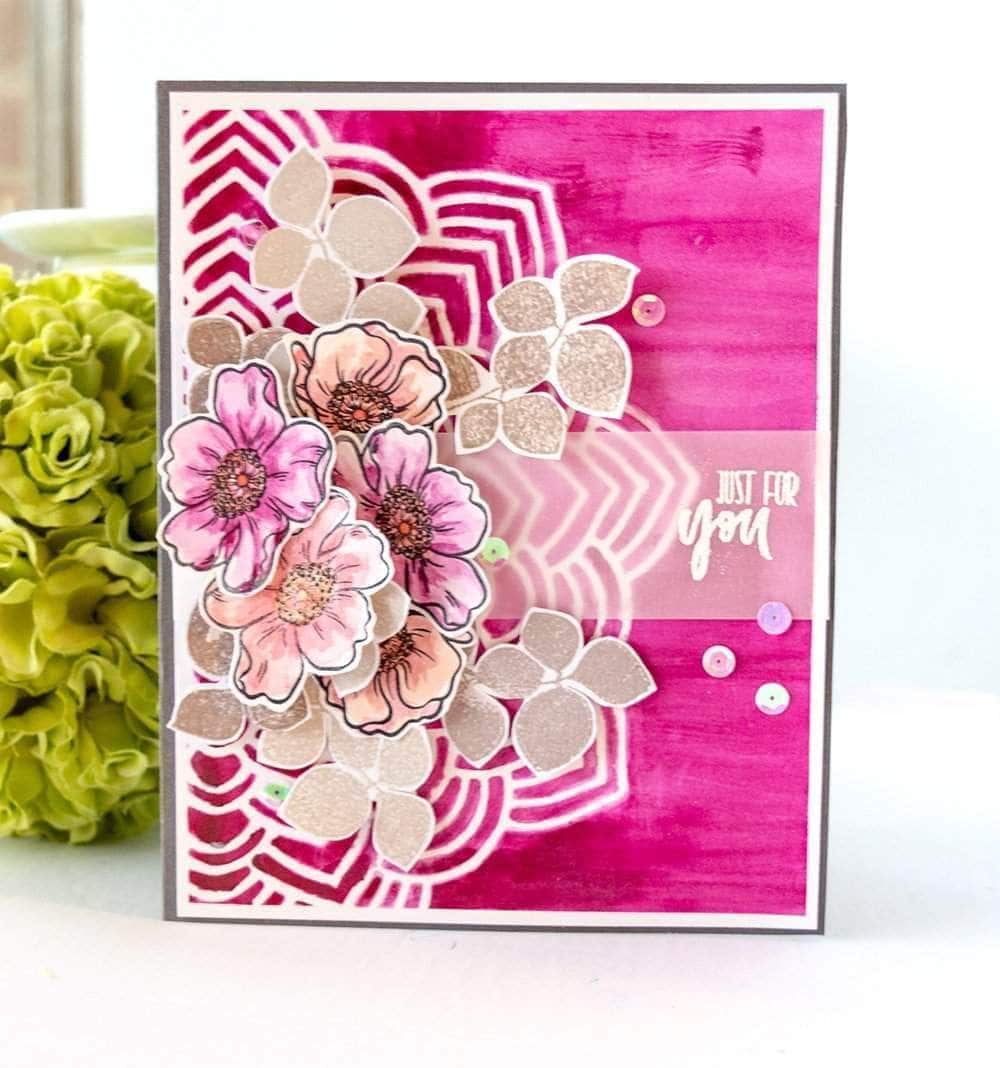 Altenew Creativity Kit Featurette Changing the Look of Embossing Paste Class