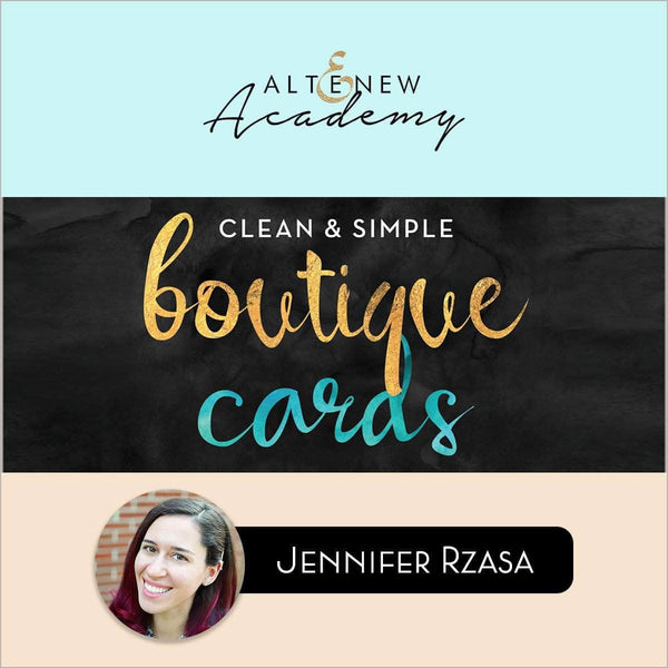 Clean & Simple Boutique Cards Online Cardmaking Class