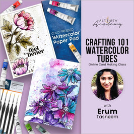 Crafting 101 - Watercolor Tubes