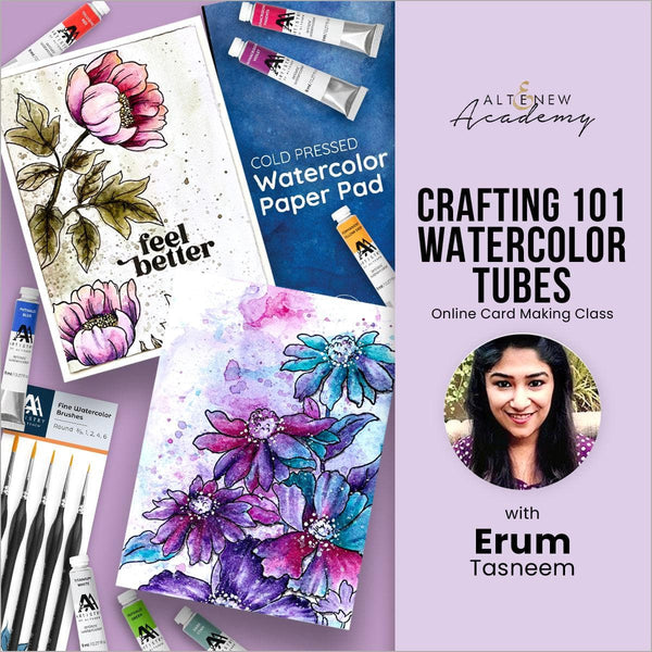 Crafting 101 - Watercolor Tubes