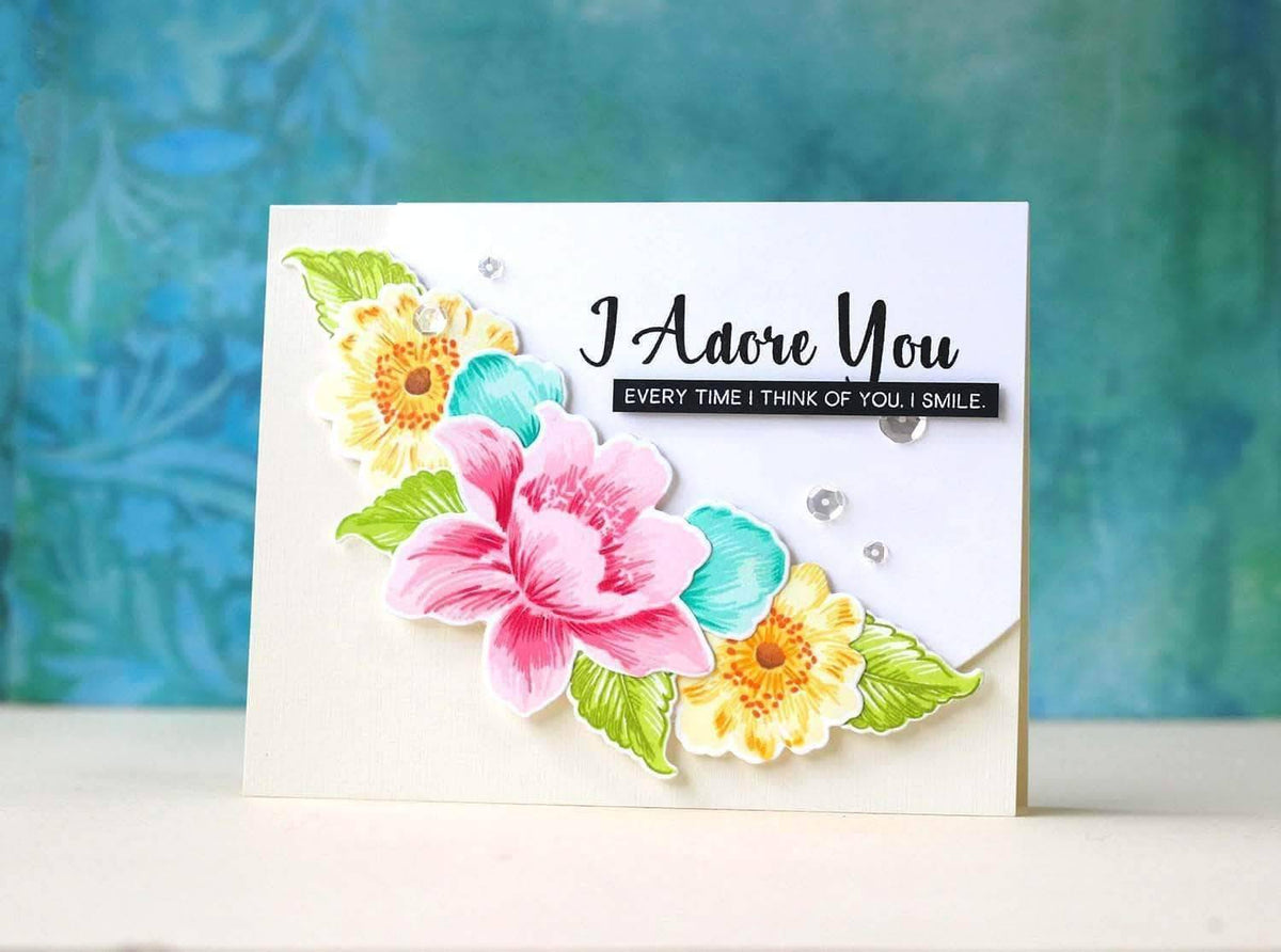 Altenew Creativity Kit Featurette Creating a Garden with Stamped Die-Cuts Class