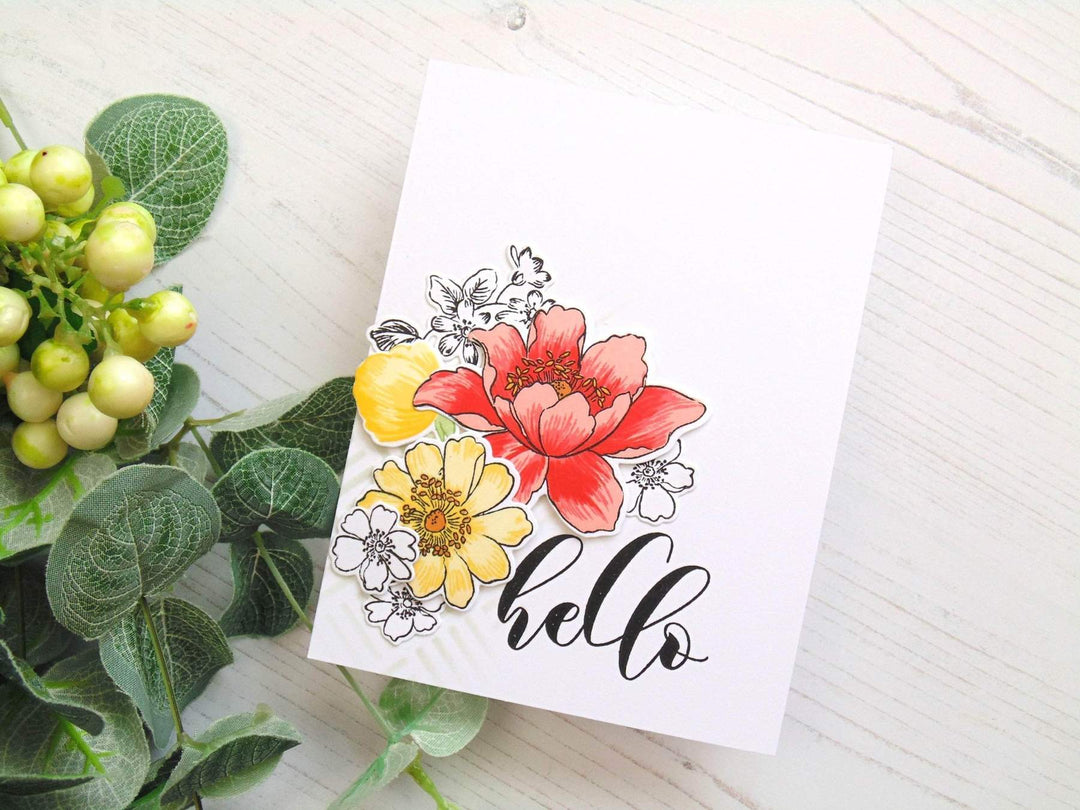 Altenew Creativity Kit Featurette Creating a Garden with Stamped Die-Cuts Class