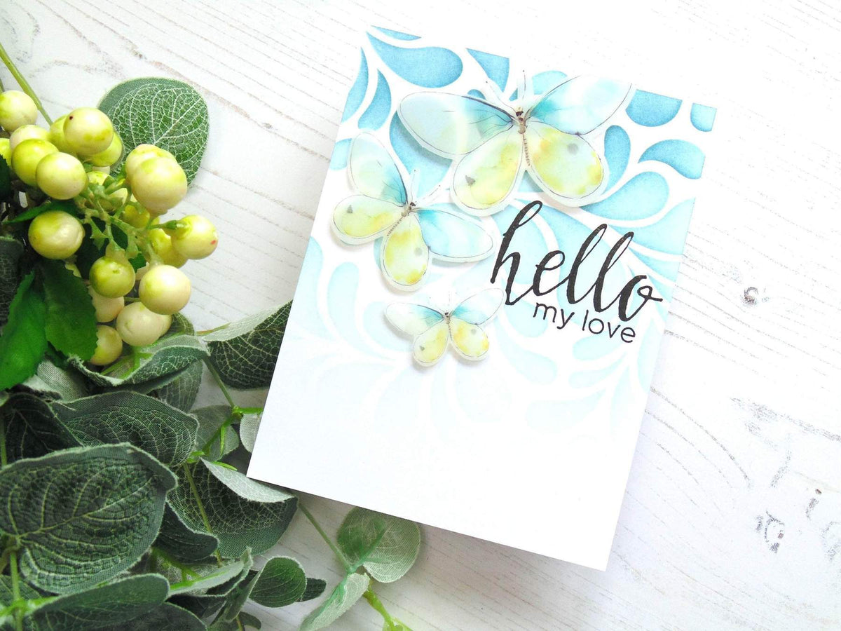 Altenew Creativity Kit Featurette Creating a Softer Stamp Look with No Outline Class