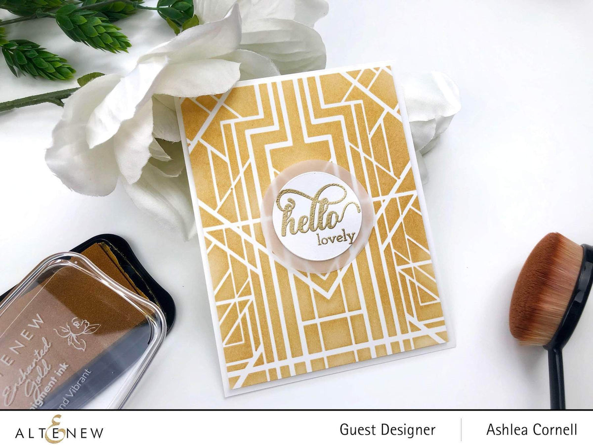Altenew Creativity Kit Featurette Full Stamped Backgrounds Class