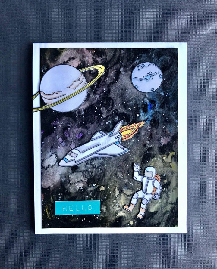 Altenew Creativity Kit Featurette Ink-Blended Galaxy Sky Class