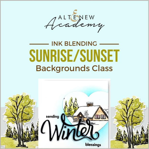 Ink Blending Sunrise/Sunset Backgrounds Class