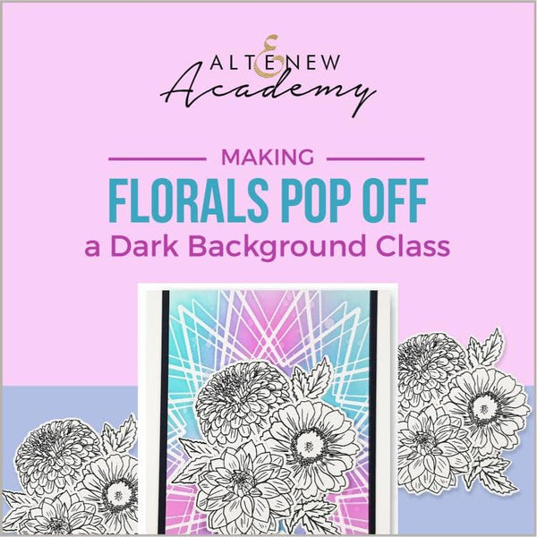 Making Florals Pop Off a Dark Background Class