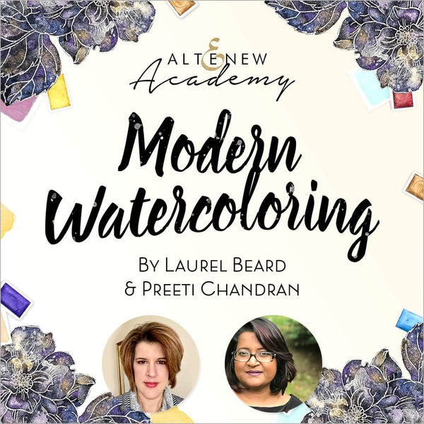 Modern Watercoloring Online Class