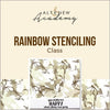 Altenew Creativity Kit Featurette Rainbow Stenciling Class